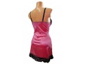 CHEMISE DE NUIT EN SATIN 2 ROSE CLAIR - 4