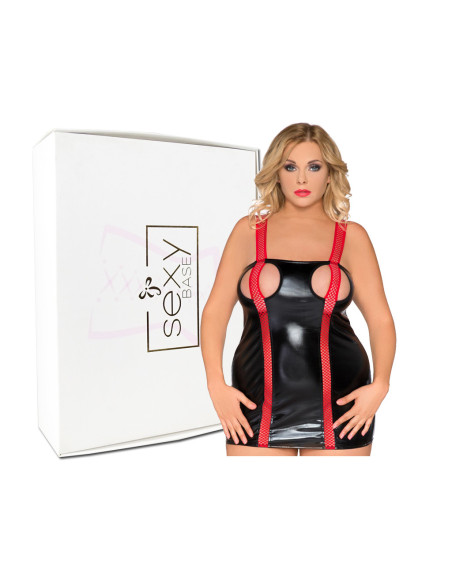 Robe érotique noire grande taille - 3