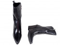 Чорні жіночі ковбойські чоботи з екошкіри - 4