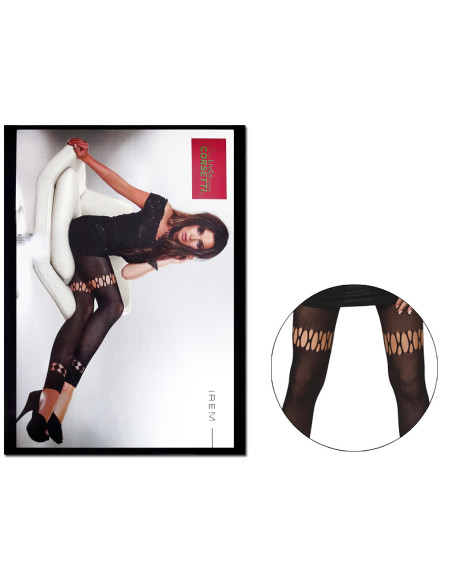 Leggings élastiques à motifs noirs Leggings pour femmes Leggings - 3