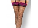 Cabaret stockings with lace small mesh - 2