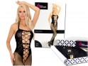 Black flexible erotic female bodystocking - 5