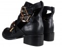 Black women's eco leather boots - 2