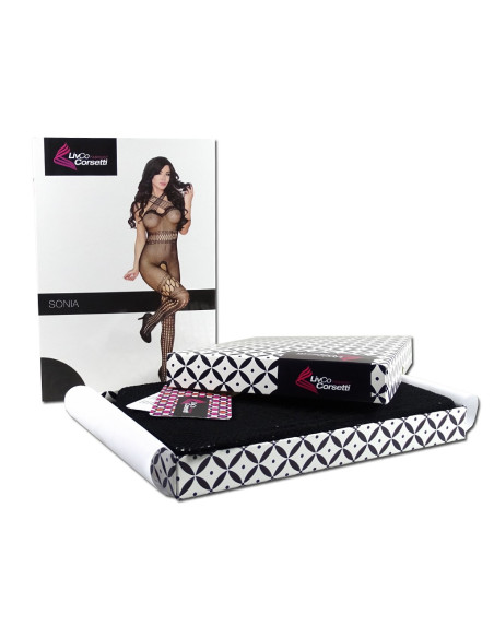 Bodystocking juodos spalvos su skyle tarpkojo srityje - 6