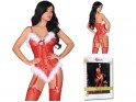 Canned red erotic Christmas bodystocking - 4
