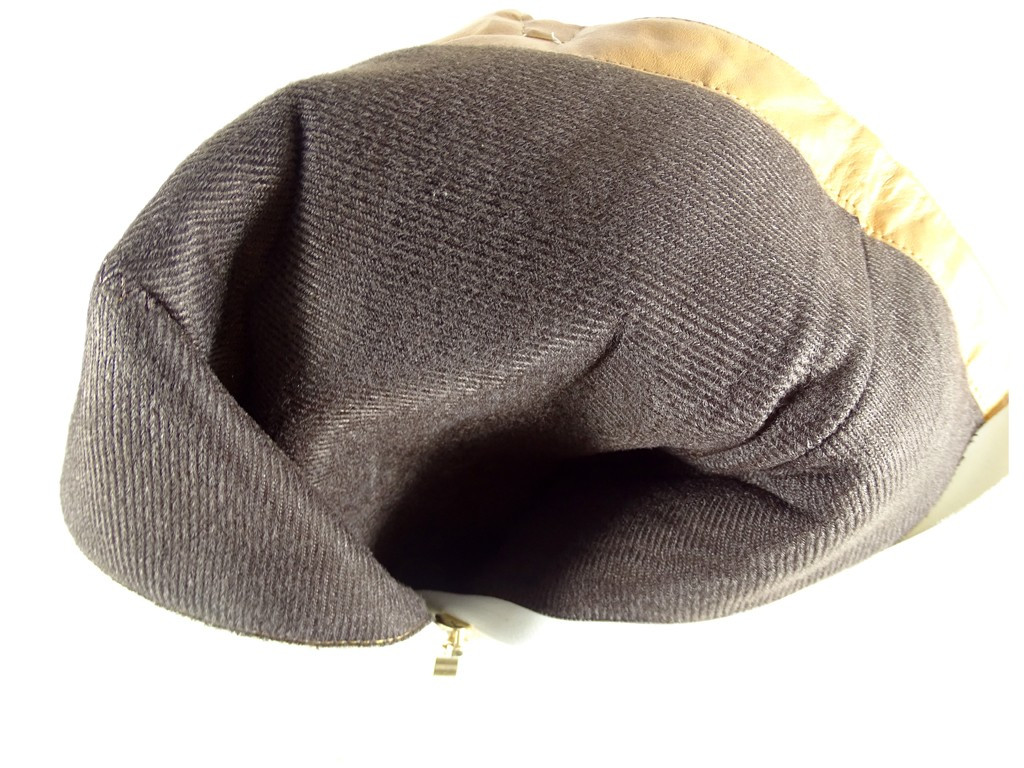 Weiße Öko-Stiefel aus Leder bis zum Knie gesteppt - 5