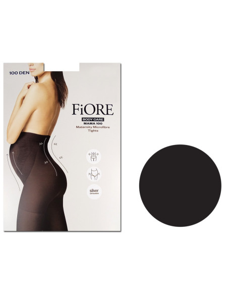 Bedeckende Umstandsstrumpfhose aus Mikrofaser 100dene - 3