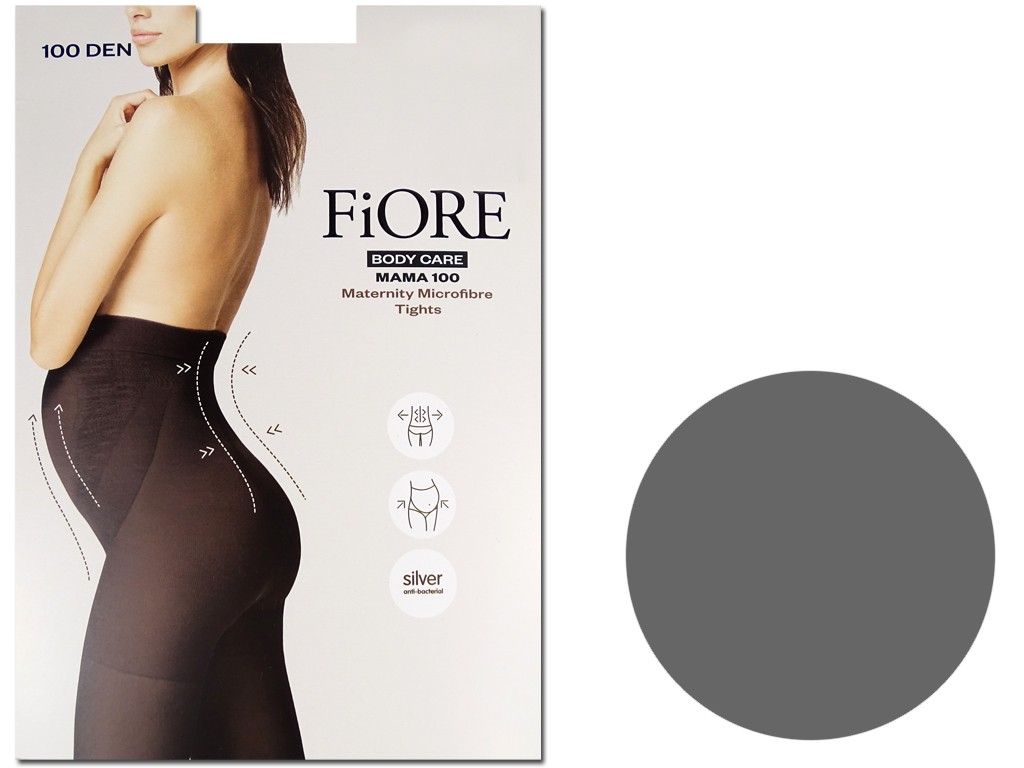 Covering maternity tights made of microfibre 100dene - 4