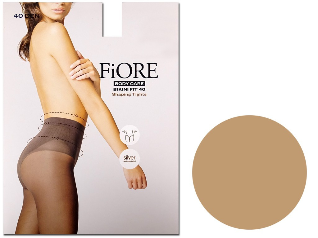 Bikini tights gently flattening the belly 40 den - 3