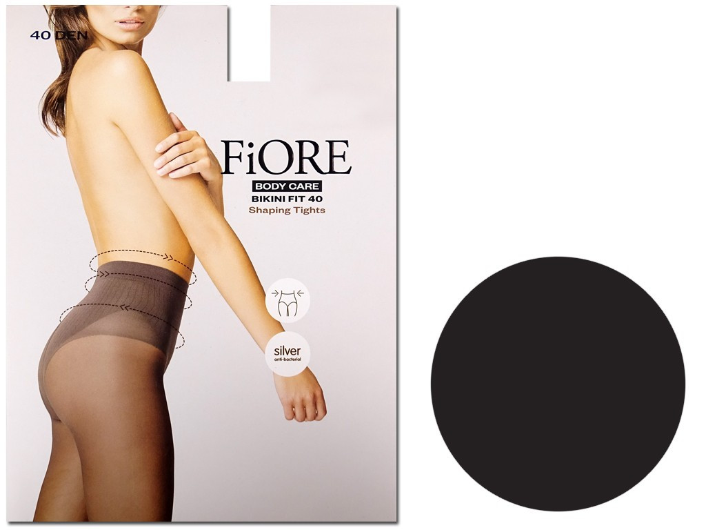 Bikini tights gently flattening the belly 40 den - 5