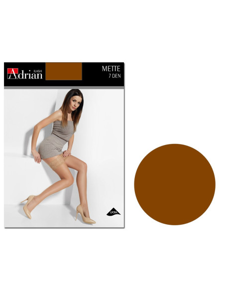 Thin ladies' stockings 7 den Mette with lace - 3 Thin ladies' stockings 7 den Mette with lace - 3