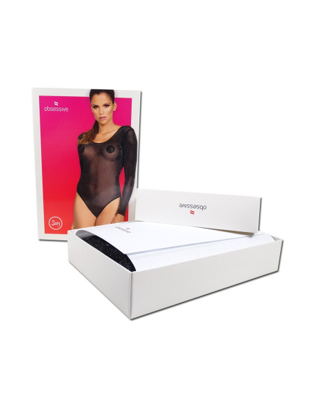 Black transparent glossy body Obssesive - 3
