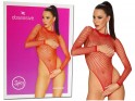 Red female body cabaret erotic underwear - 5