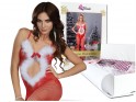 Canned red Christmas bodystocking - 5