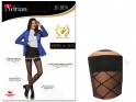 Self-supporting stockings like cabaret grille 20den - 3