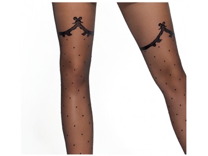 Tights like dotted stockings with the Adrian pattern. - 2