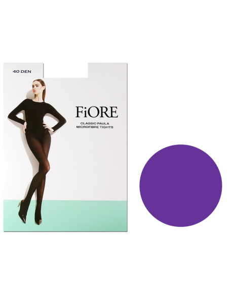 Smooth microfibre tights 40 bottom half-cover Paula - 10 Smooth microfibre tights 40 bottom half-cover Paula - 10