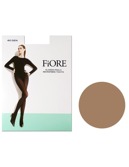 Smooth microfibre tights 40 bottom half-cover Paula - 14 Smooth microfibre tights 40 bottom half-cover Paula - 14