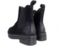 Black flat insulated women's boots - 2