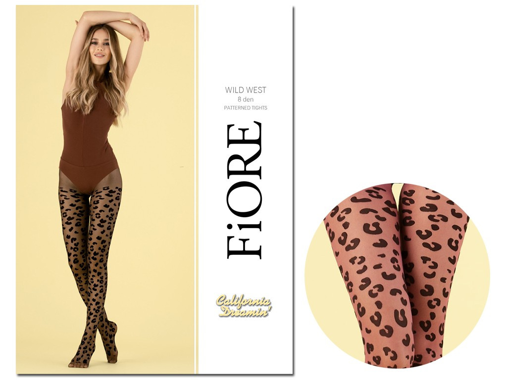 Ladies' tights in camouflage pattern 8 den - 3