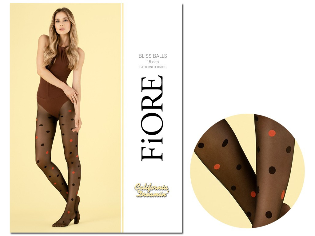 Collants à pois colorés et à pois 15den - 3