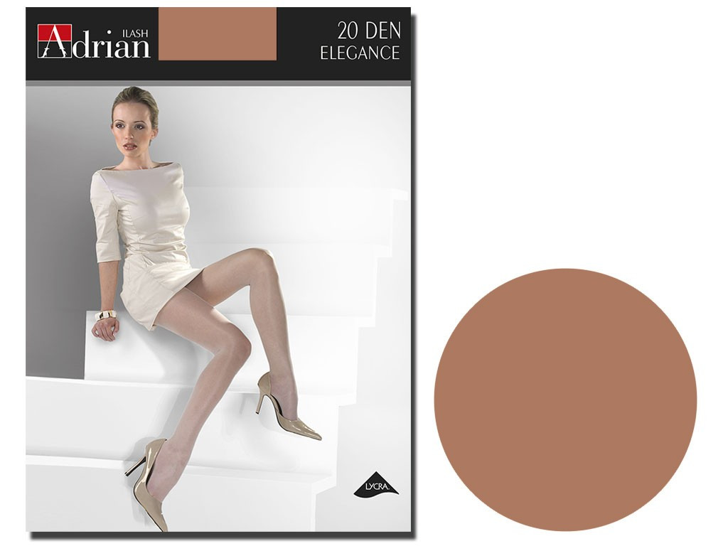 Einfarbige, halbmatte Lycra-Strumpfhose 20 den - 11