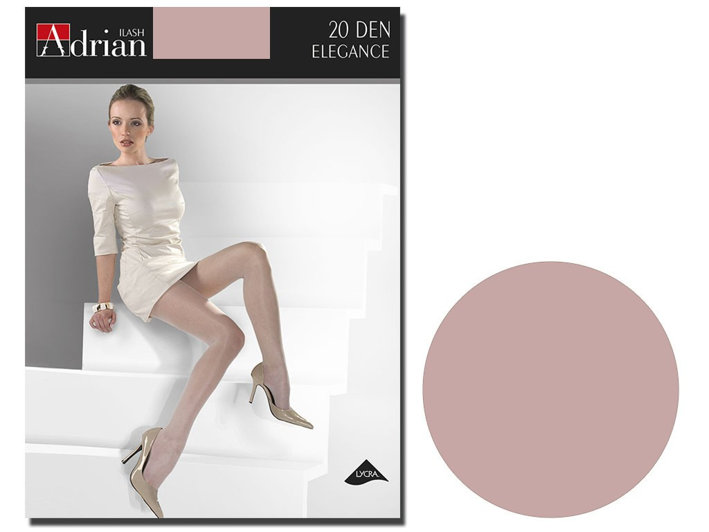 Paprastos pusiau matinės pėdkelnės su lycra 20 den - 15