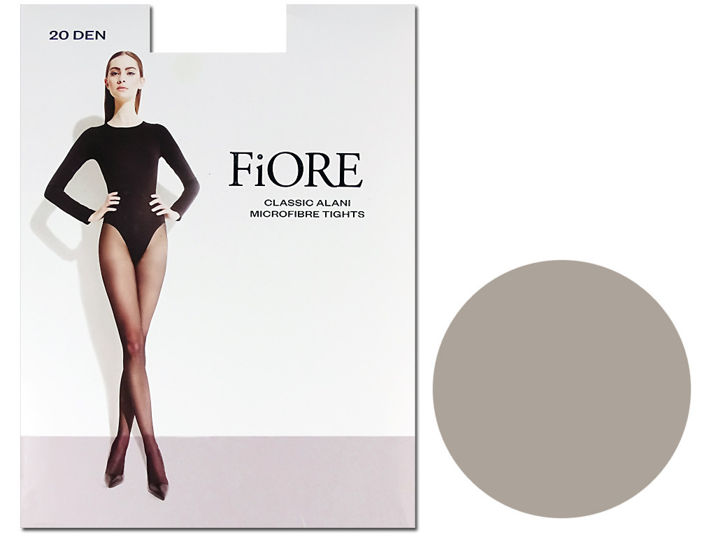 Sheer microfibre tights, panty-free 20den - 5