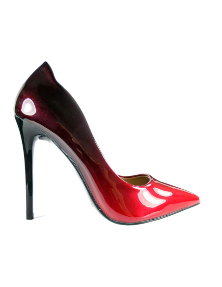 Talons aiguilles rouges ombreux pour femmes - 1