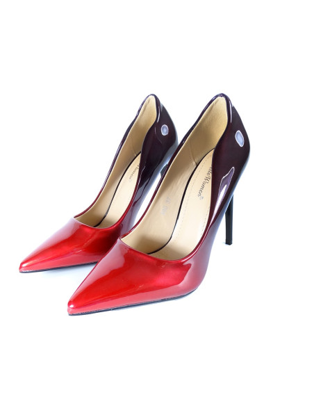 Talons aiguilles rouges ombreux pour femmes - 3