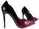 Women's high ombre purple stilettos - 3