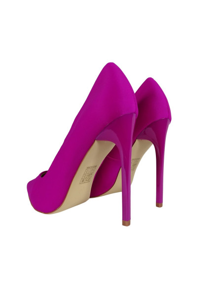 Pantofi cu tocuri înalte pentru femei roz fushia - 2