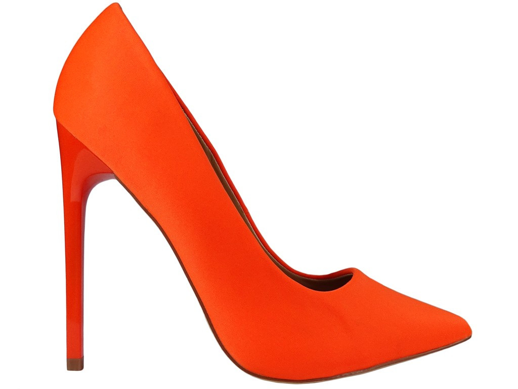Talons aiguilles orange pour femmes - 1