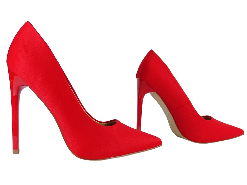 Pantofi cu tocuri înalte pentru femei roșii - 3