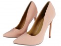 Sieviešu augstpapēžu kurpes gaiši rozā rozā rozā - 4