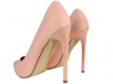 Жіночі туфлі на високих підборах світло-рожеві - 2