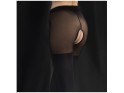 Black tights 40 den - open crotch - 2