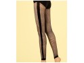 Black cabaret leggings with medium eyelets - 2