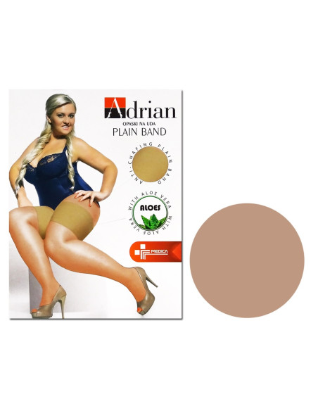 Taille Plus bandes de cuisses lisses - 4