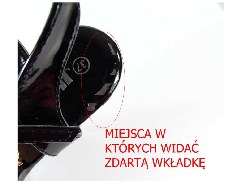 Czarne szpilki szklanki high heels buty erotyczne