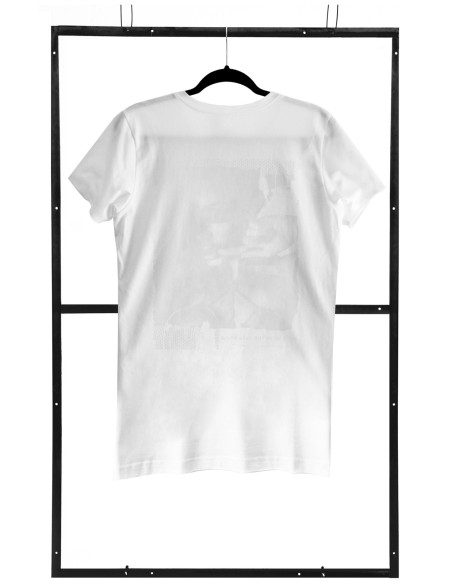 Męska biała koszulka t-shirt dark room