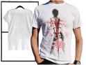 Herren-T-Shirt aus weißer Baumwolle mit erotischem Muster - 4