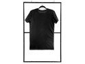 Czarny t-shirt męski z erotycznym nadrukiem - 3