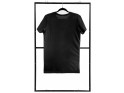 Чоловіча чорна бавовняна футболка з еротичним принтом - 4