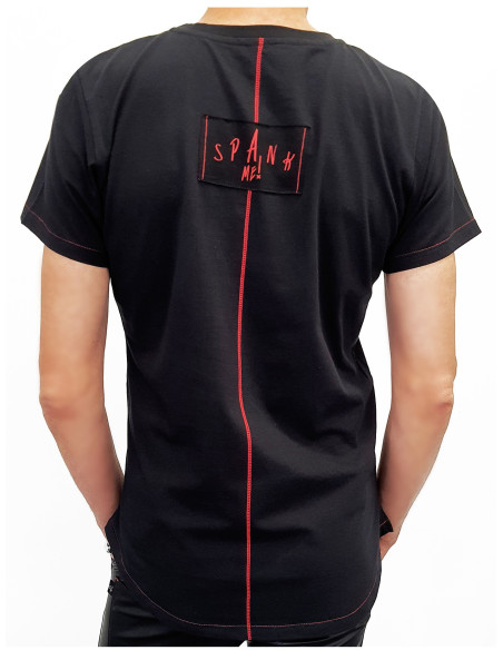 Männer schwarzes T-Shirt erotischen Druck - 4