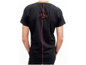 Męski czarny t-shirt erotyczny nadruk - 4