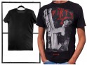 Erotyczny nadruk męski t-shirt czarny - 3
