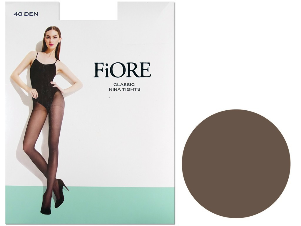 Lycra tights 40 bottom semi opaque and glossy NINA - 8