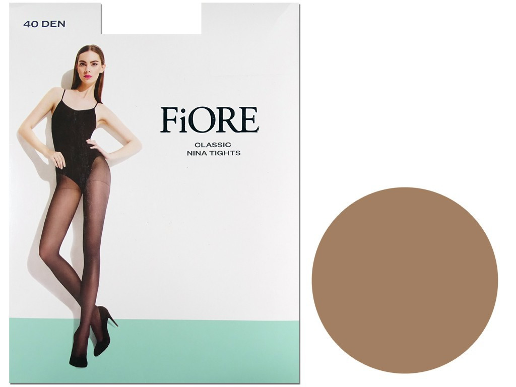 Lycra tights 40 bottom semi opaque and glossy NINA - 9
