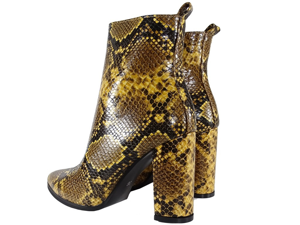 Serpentine snake boots ladies eco leather - 2